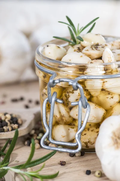 Konservierter Knoblauch — Stockfoto