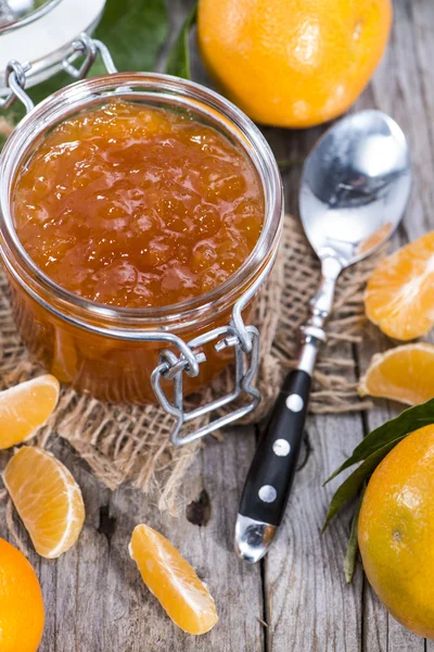 Frische Mandarinenmarmelade — Stockfoto