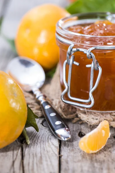 Frisch gemachte Mandarinenmarmelade — Stockfoto