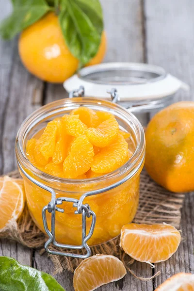 Canned Tangerines — Stock Photo, Image