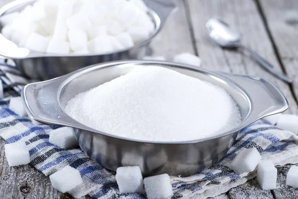 Porción de azúcar blanco — Foto de Stock