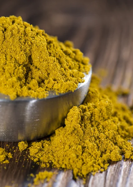 Bowl with Curry Powder — Stock Photo, Image