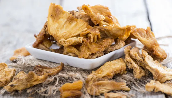 Bowl with dried Pineapple — Stock Photo, Image