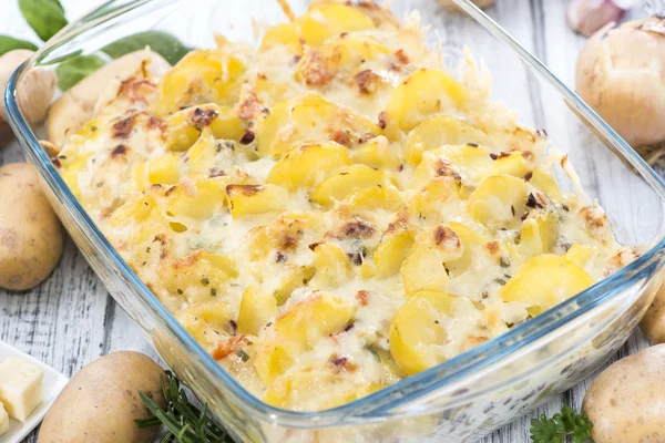 Hausgemachtes Kartoffelgratin — Stockfoto