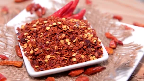 Kibbled Chilli Frutas — Vídeos de Stock