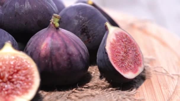 Some fresh Figs — Stock Video