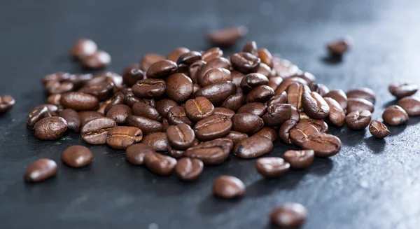 Hoop van koffie bonen — Stockfoto