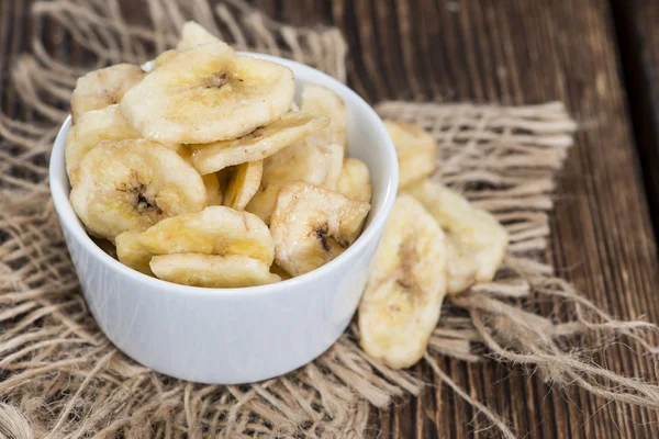Chips de banana (tiro de close-up ) — Fotografia de Stock