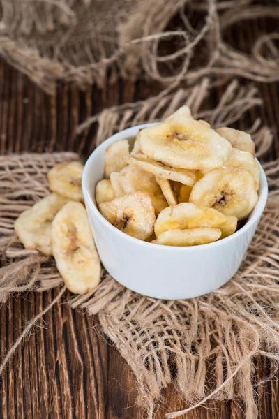 Chips de plátano fresco seco —  Fotos de Stock