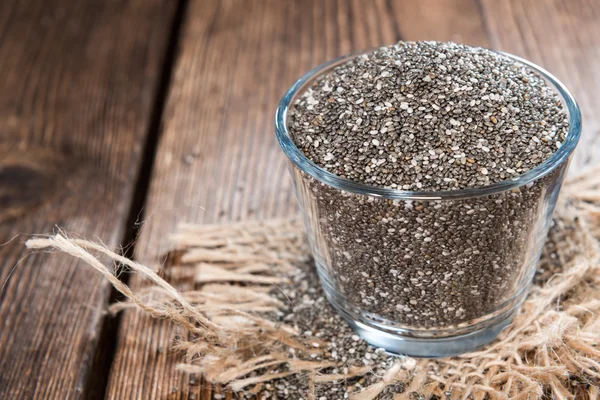 Sementes frescas de Chia — Fotografia de Stock