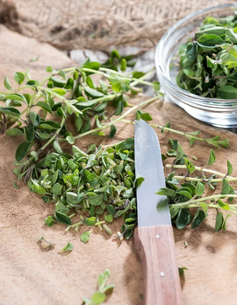 Portion of fresh Oregano — Stock Photo, Image