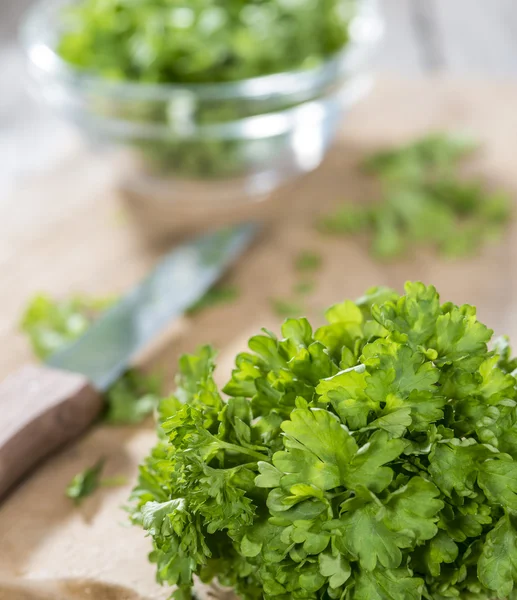 Prezzemolo su una stecca — Foto Stock