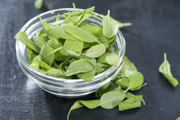 Salvia fresca en un tazón —  Fotos de Stock