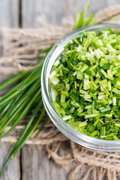 Portion of cutted Chive — Stock Photo, Image