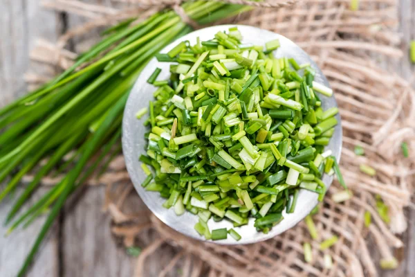 Portion of cutted Chive — Stock Photo, Image