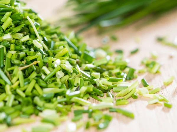 Portion of cutted Chive — Stock Photo, Image