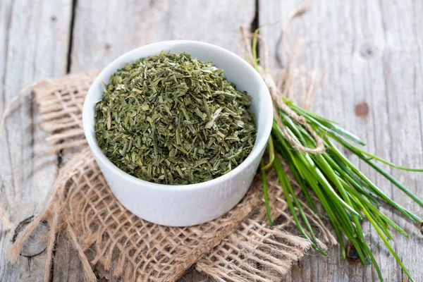 Portion of dried Chive — Stock Photo, Image