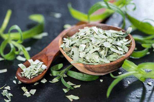 Portion of dried Tarragon — Stock Photo, Image