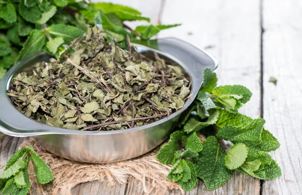 Portion of dried Mint — Stock Photo, Image