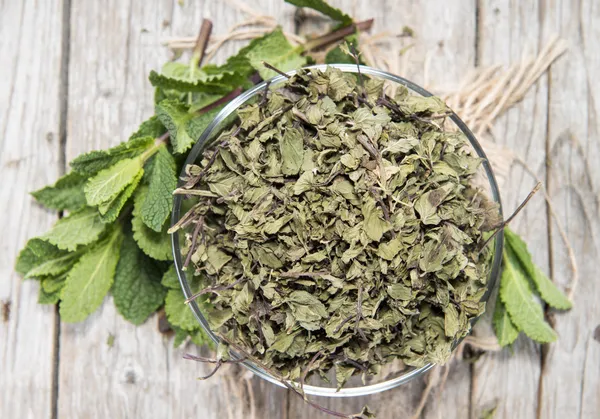 Portion of dried Mint — Stock Photo, Image