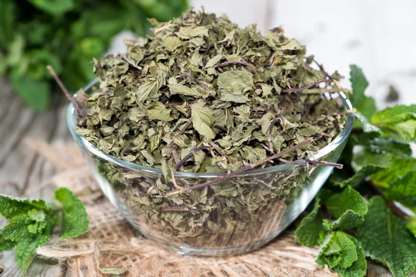 Portion of dried Mint — Stock Photo, Image