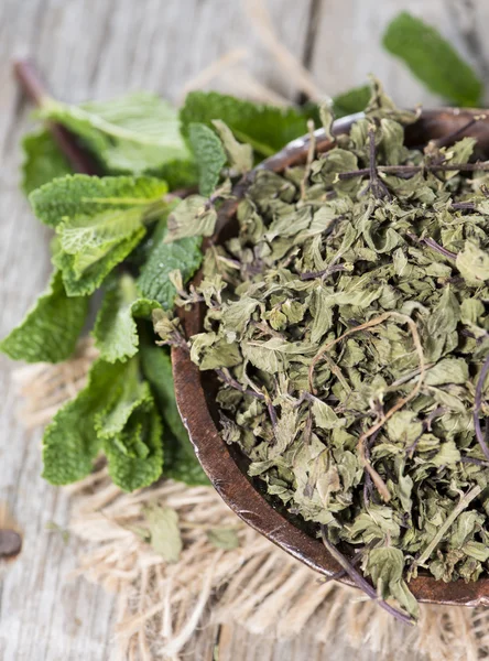 Portion of dried Mint — Stock Photo, Image