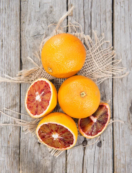 Portion of fresh Blood Orange — Stock Photo, Image