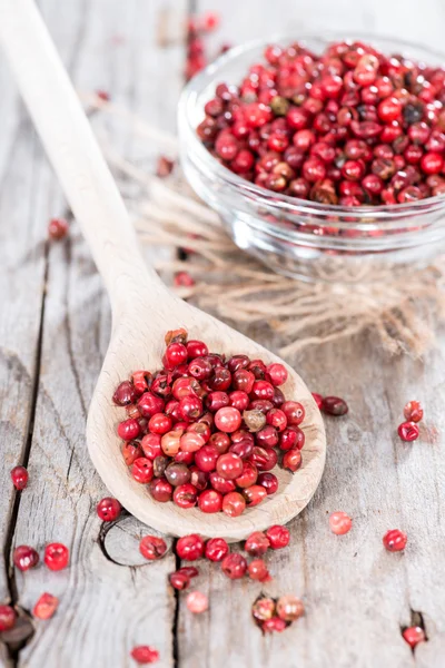 Peppercorns rosa (tiro de close-up ) — Fotografia de Stock