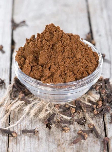 Clove Powder in a bowl — Stock Photo, Image