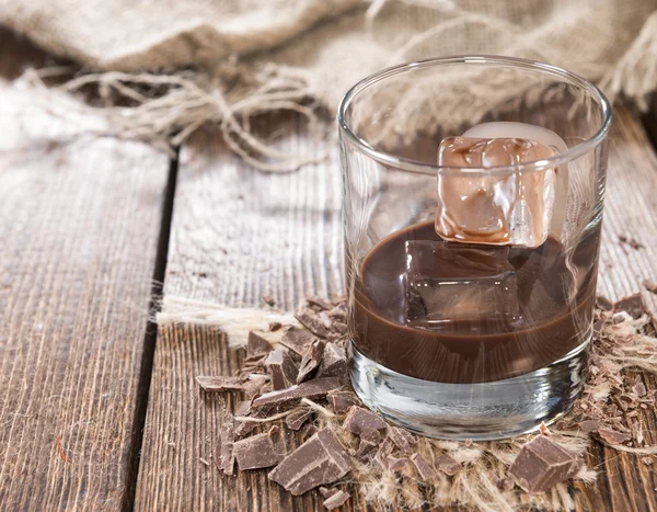 Homemade Chocolate Liqueur — Stock Photo, Image