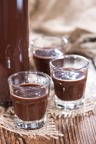 Csokoládé likőr pohár — Stock Fotó