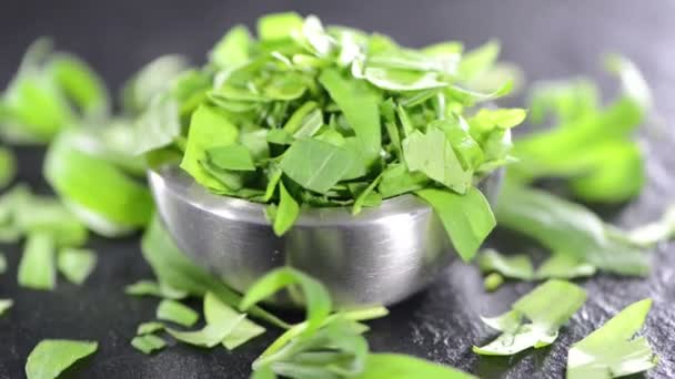 Portion of fresh Tarragon — Stock Video