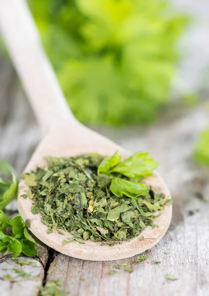 Heap of dried Parsley — Stock Photo, Image