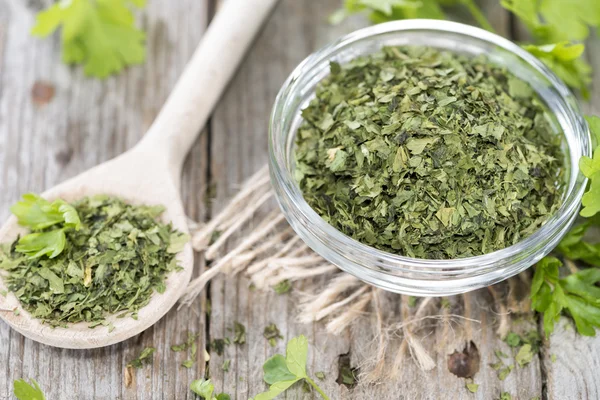 Portion of dried Parsley — Stock Photo, Image