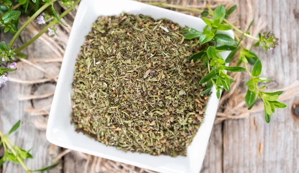 Heap of Winter Savory — Stock Photo, Image