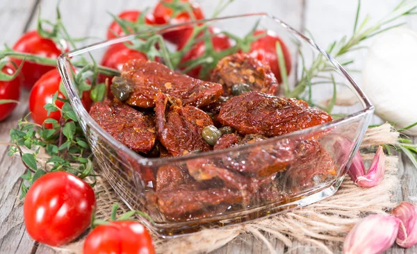 Cebolinha de tomates secos — Fotografia de Stock