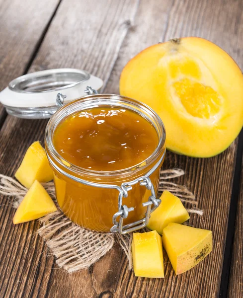 Porzione di marmellata di mango — Foto Stock