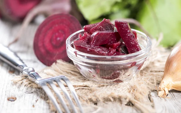 Ciotola con insalata di barbabietole — Foto Stock