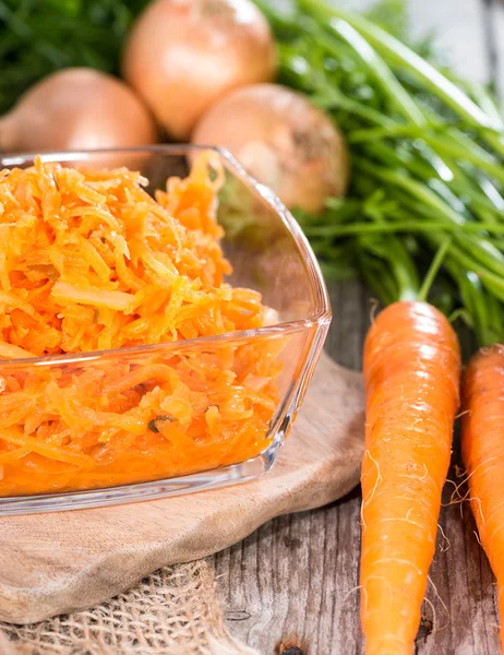 Салат з моркви — стокове фото