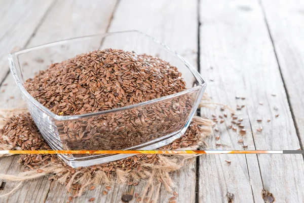 Brown Linseeds — Stock Photo, Image