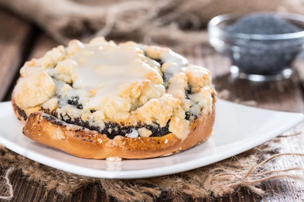 Hausgemachter Mohnkuchen — Stockfoto