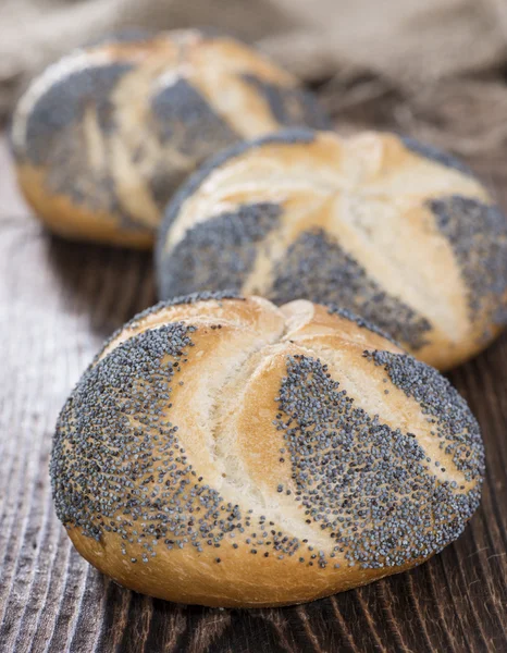 Fresh made Poppyseed Buns — Stock Photo, Image