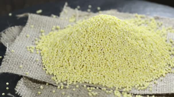 Portion of Millet — Stock Video