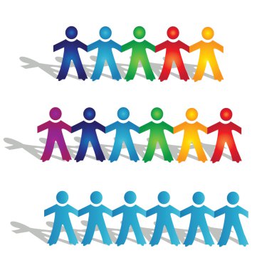 logo vektör grupları takım çalışması