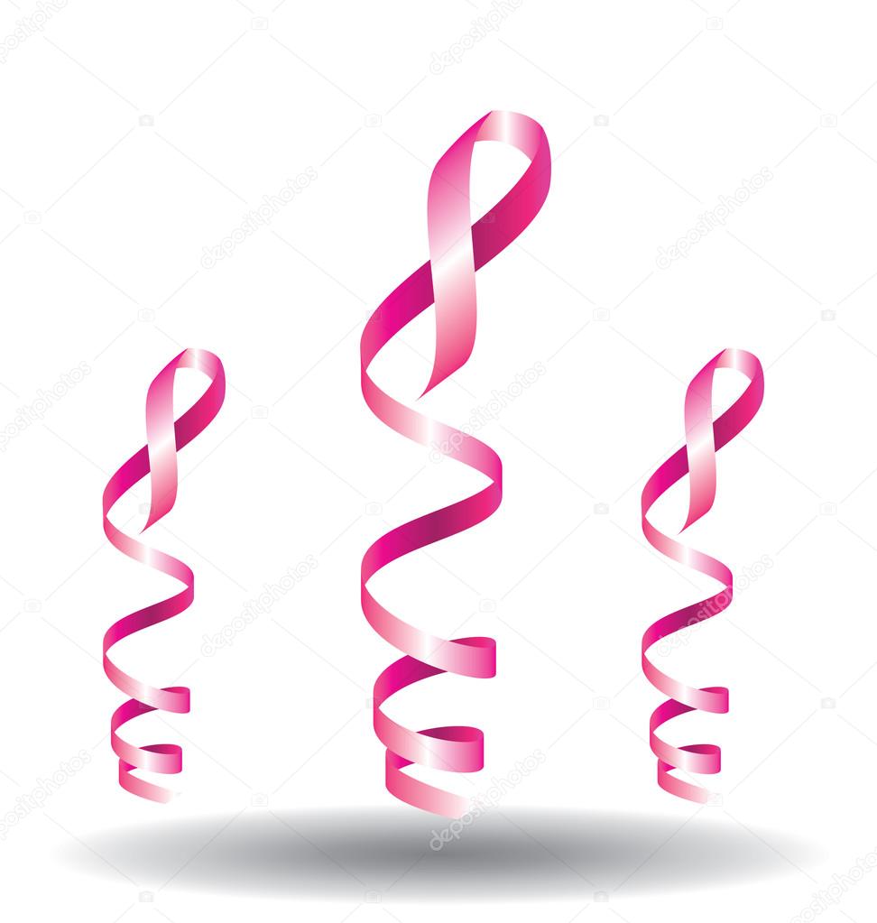 Breast cancer awareness pink ribbon