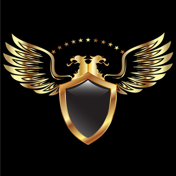 Gold Eagle shield