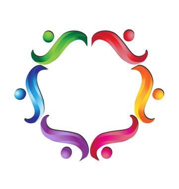 girdap ekip çalışması logo vektör