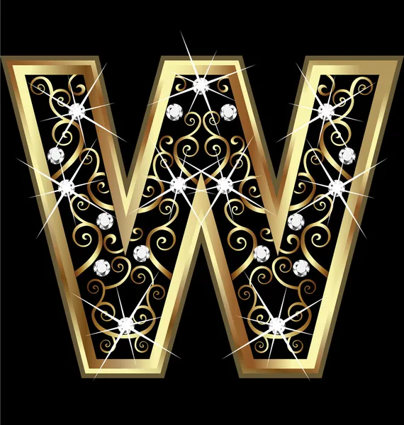 S gold letter with swirly ornaments vector Stock Vector Image by