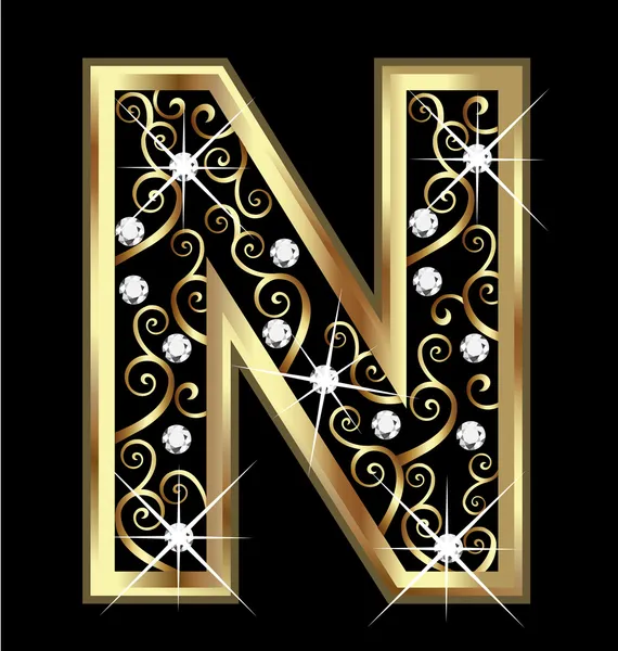 Huruf N Stok Vektor Ilustrasi Huruf N Bebas Royalti Depositphotos