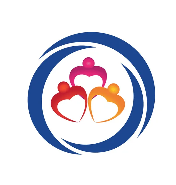 Logo figury serca — Wektor stockowy